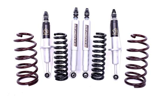 Σετ ανάρτησης +5cm. Sandkat 4x4 για Toyota Land Cruiser 120, 150 +85kg. +250 κιλά.
