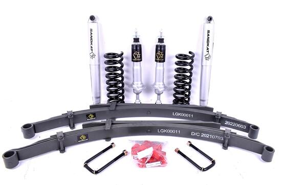 Комплект окачване Sandkat4x4 - +5 см - Пикап Nissan Navara D23/NP300 -  +50кг/+300кг 4х4